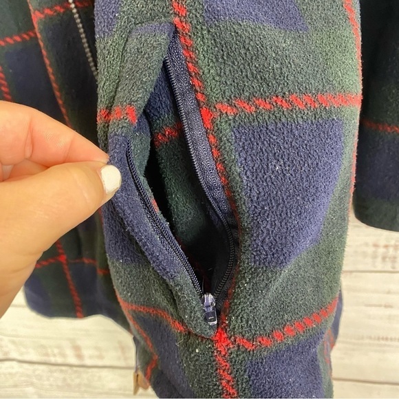 LAUREN RALPH LAUREN‎ VINTAGE FULL ZIP PLIAD FLEECE SIZE MEDIUM JACKET - Picture 8 of 8